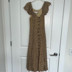 Cheetah print Anthropologie dress - size 2